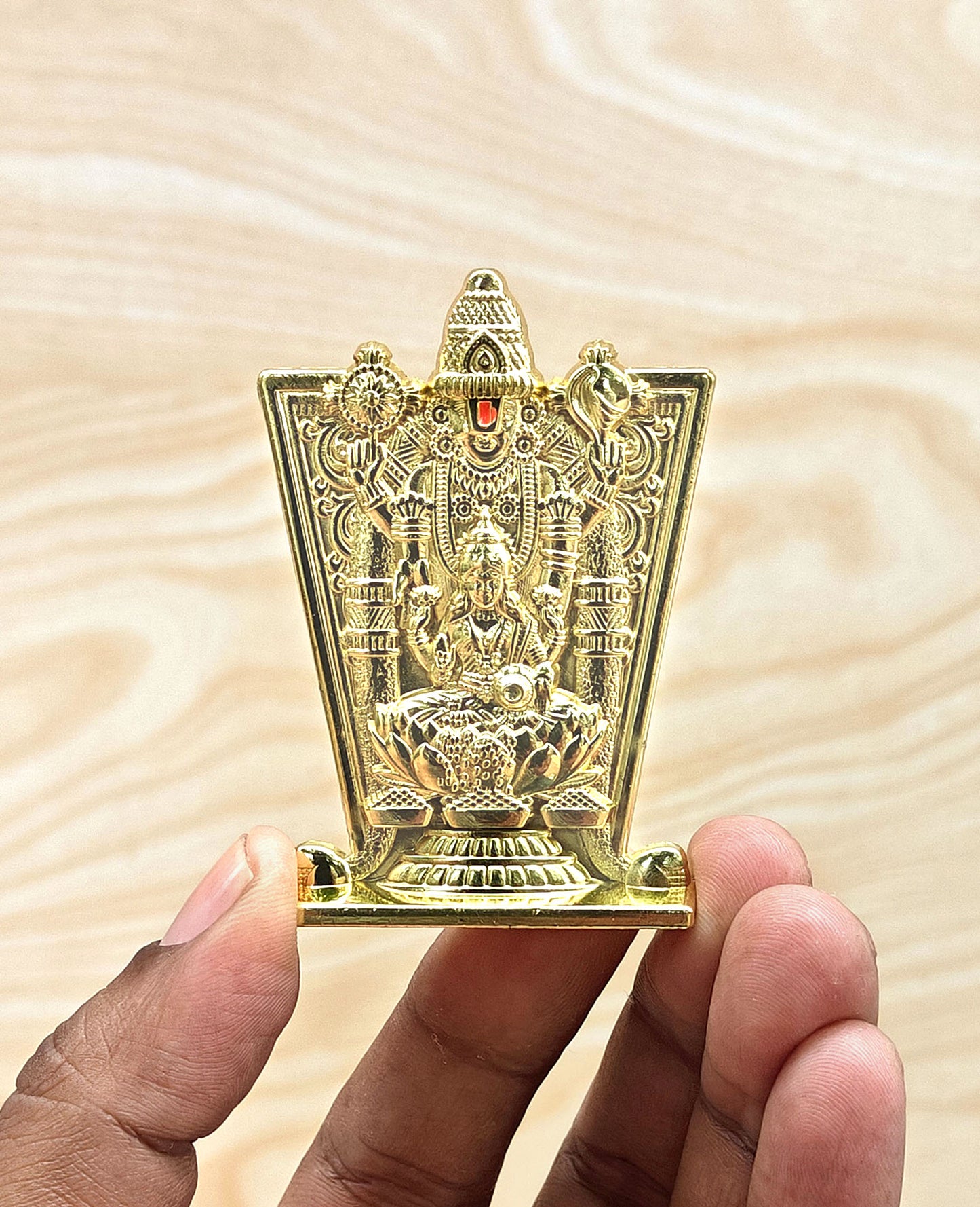 SHINDE EXPORTS balaji lakshmi small metal idol statue for car home office