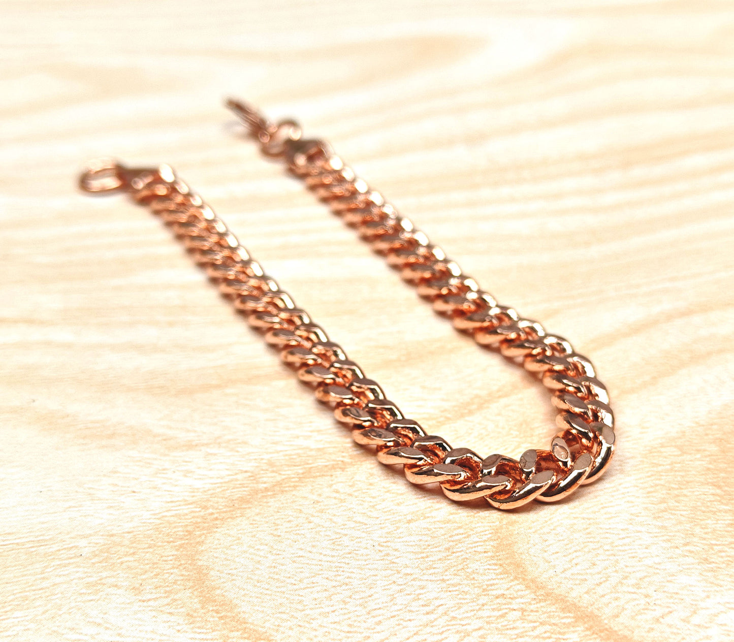 SHINDE EXPORTS Pure Copper Link Chain  Bracelet for Men