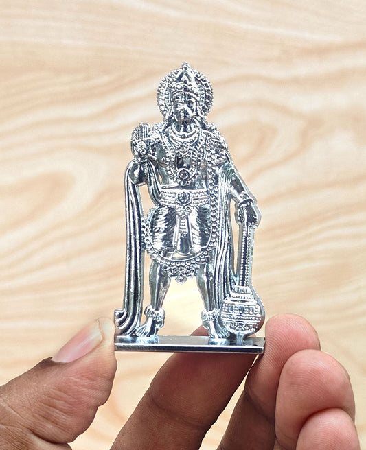 SHINDE EXPORTS small size metal lord hanuman idol statue for car dashboard home office desk pooja