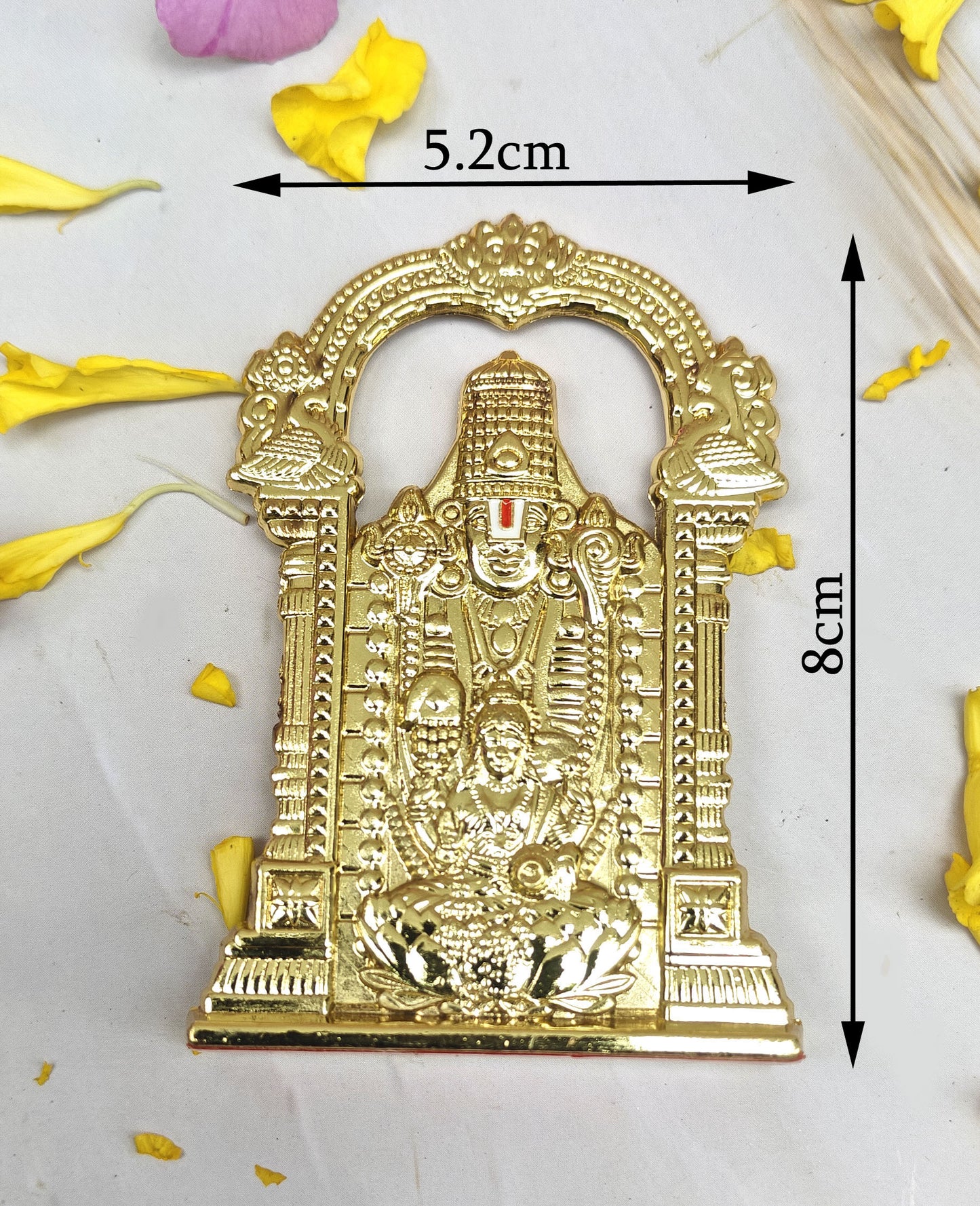 SHINDE EXPORTS balaji lakshmi small metal idol laxmi vishnu statue for car home office