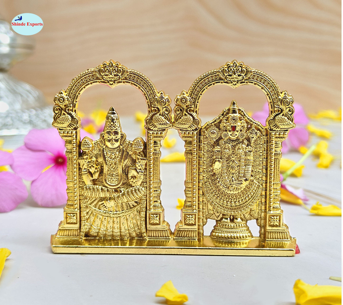 SHINDE EXPORTS venkateshwara swamy tirupati balaji padmavati devi goddess idol with