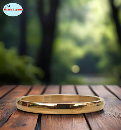 SHINDE EXPORTS gold plated stainless steel bangles for men women bracelets