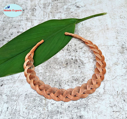 SHINDE EXPORTS pure copper Hasli necklace jewellery choker for women/girls