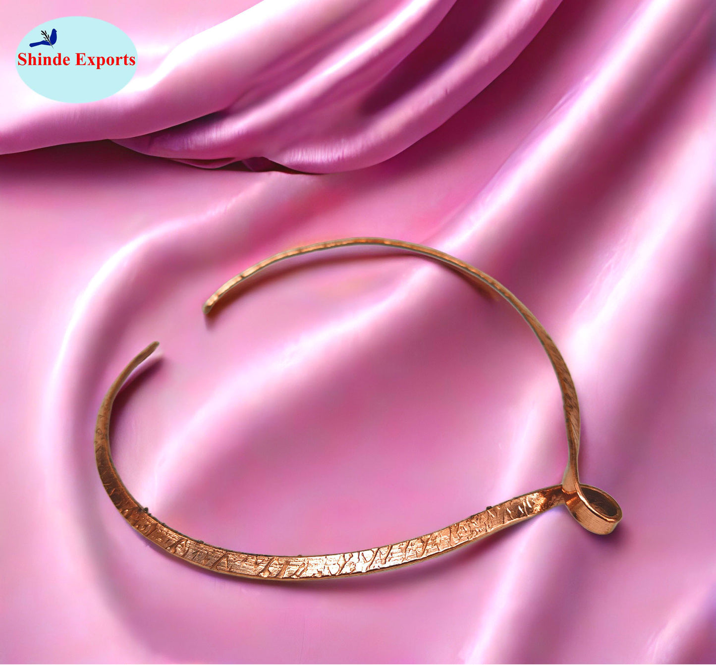 SHINDE EXPORTS pure copper Hasli necklace jewellery choker for women/girls