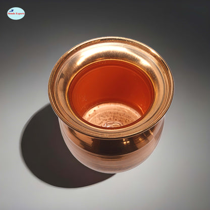SHINDE EXPORTS Small Size Copper tamba lota Kalash for puja Drinking Water Pooja