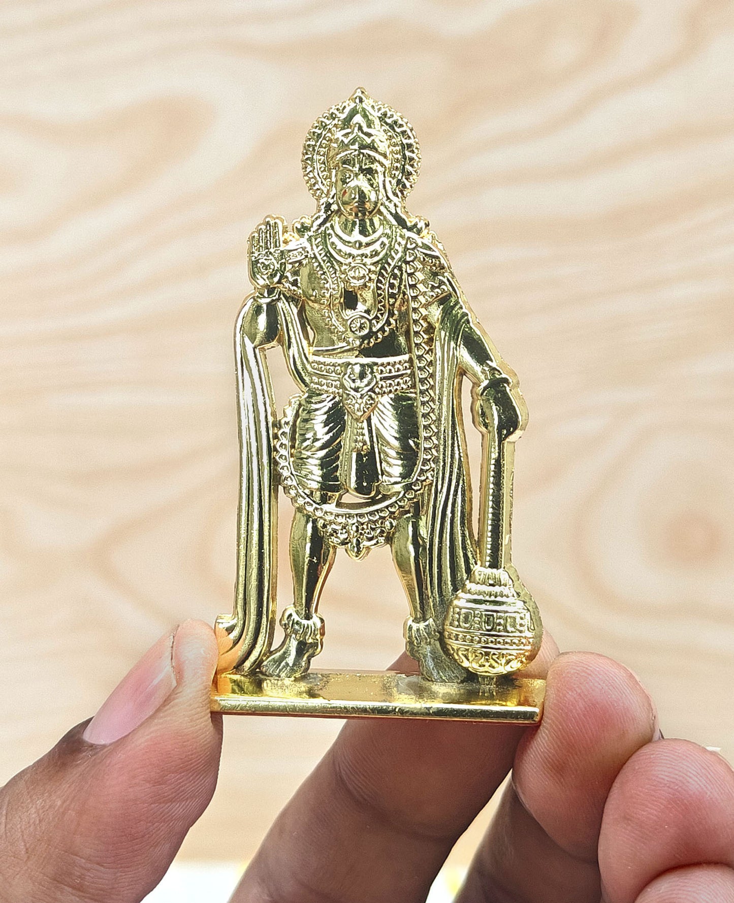 SHINDE EXPORTS small size metal lord hanuman idol statue for car dashboard home office desk pooja