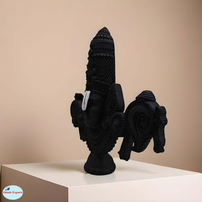SHINDE EXPORTS tirupati balaji marble idol for desk pooja room car dashboard home office décor
