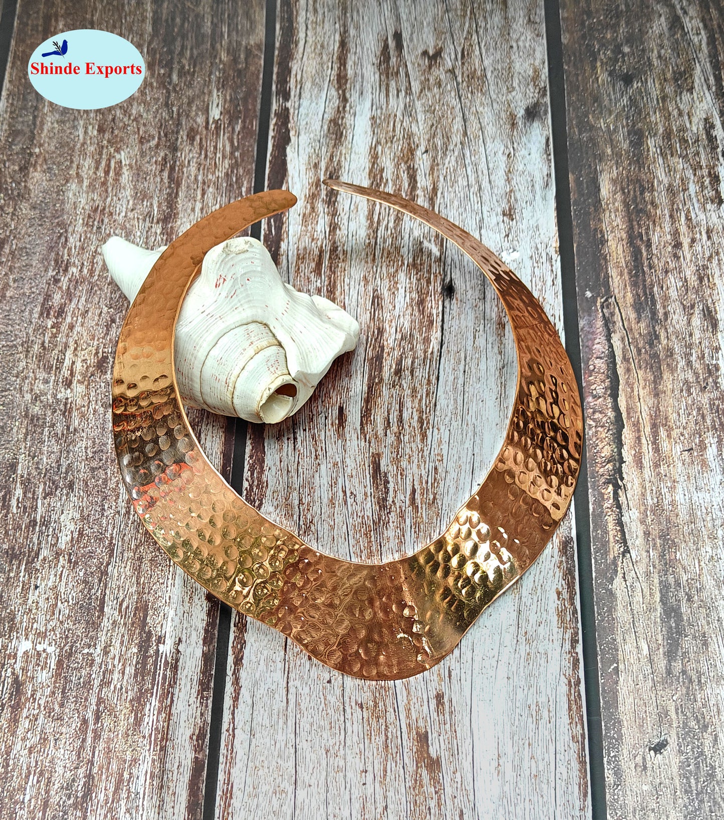 SHINDE EXPORTS pure copper Hasli necklace jewellery choker for women/girls