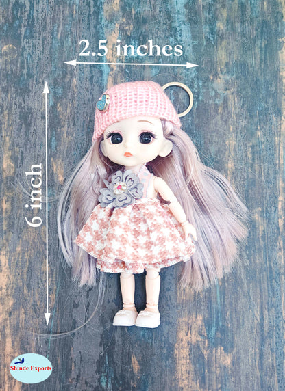 SHINDE EXPORTS cute big doll keychains set for girls boys baby kids pack of 2