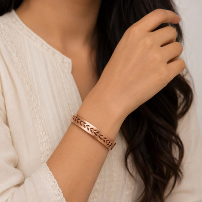 shinde exports heavy pure copper bracelet cuff kada bangle for women men