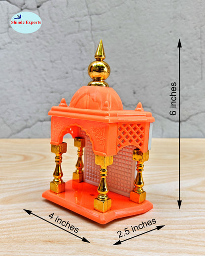 SHINDE EXPORTS Ganesha and Adiyogi Temple for car Dashboard Stand 6 inches