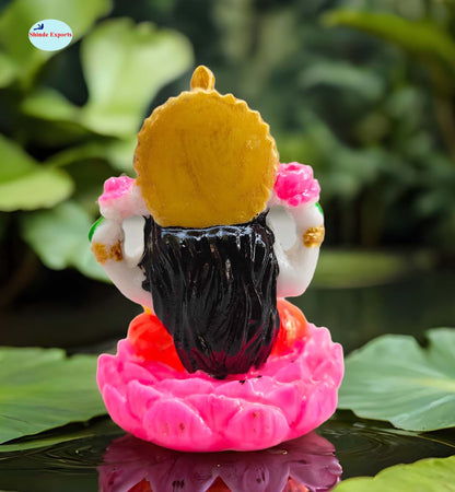 SHINDE EXPORTS Goddess laxmi Devi Marble murti Lakshmi Statue Idol for Home Pooja