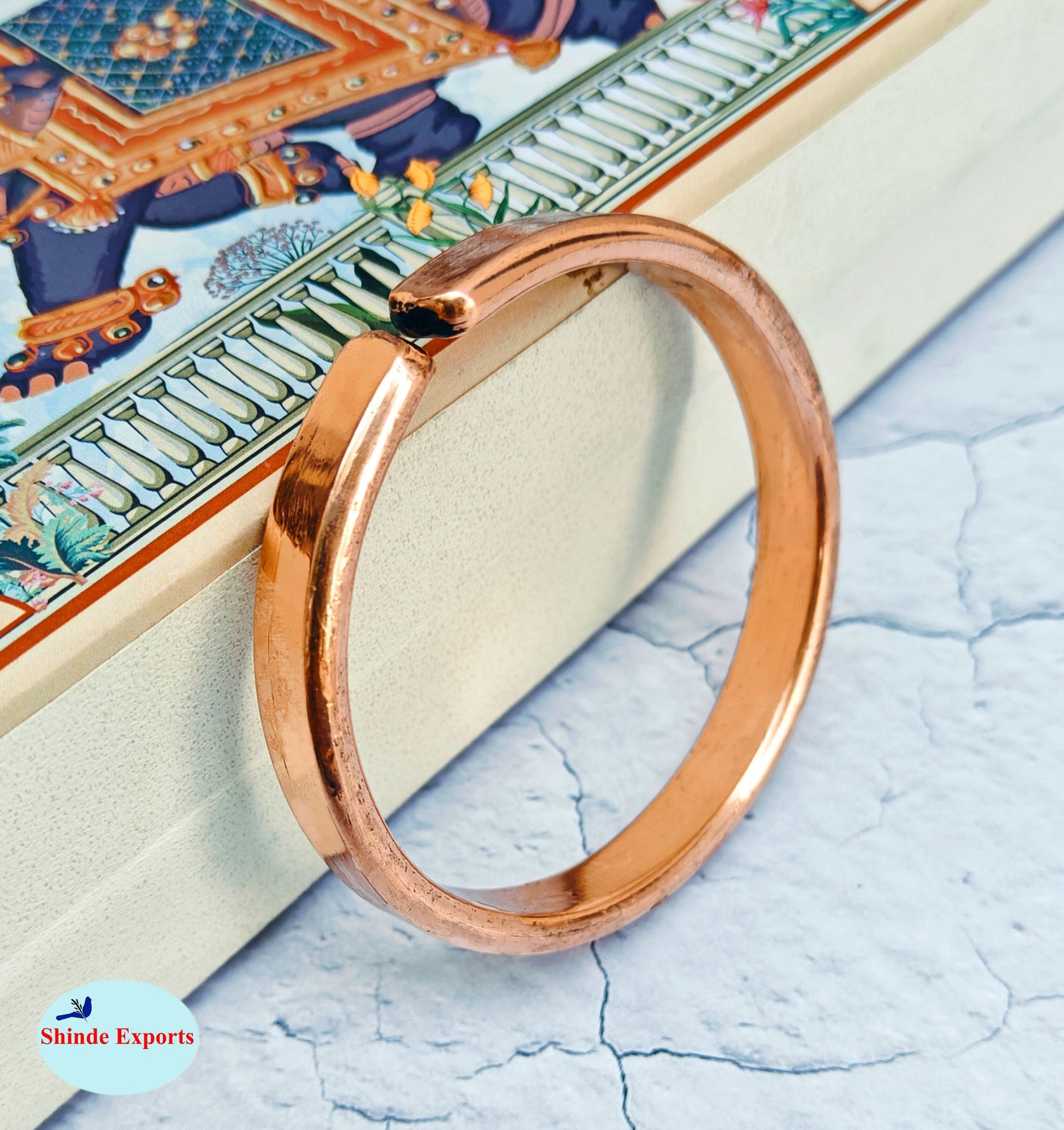 SHINDE EXPORTS pure copper kada bracelets for men and women