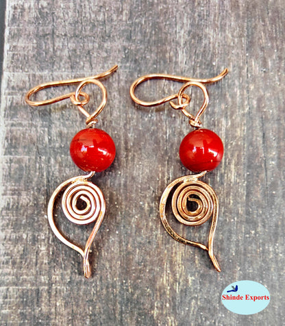 SHINDE EXPORTS copper earrings for women stylish traditional jhumka earring girls