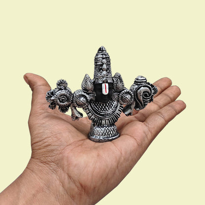 SHINDE EXPORTS tirupati balaji marble idol for desk pooja room car dashboard home office décor