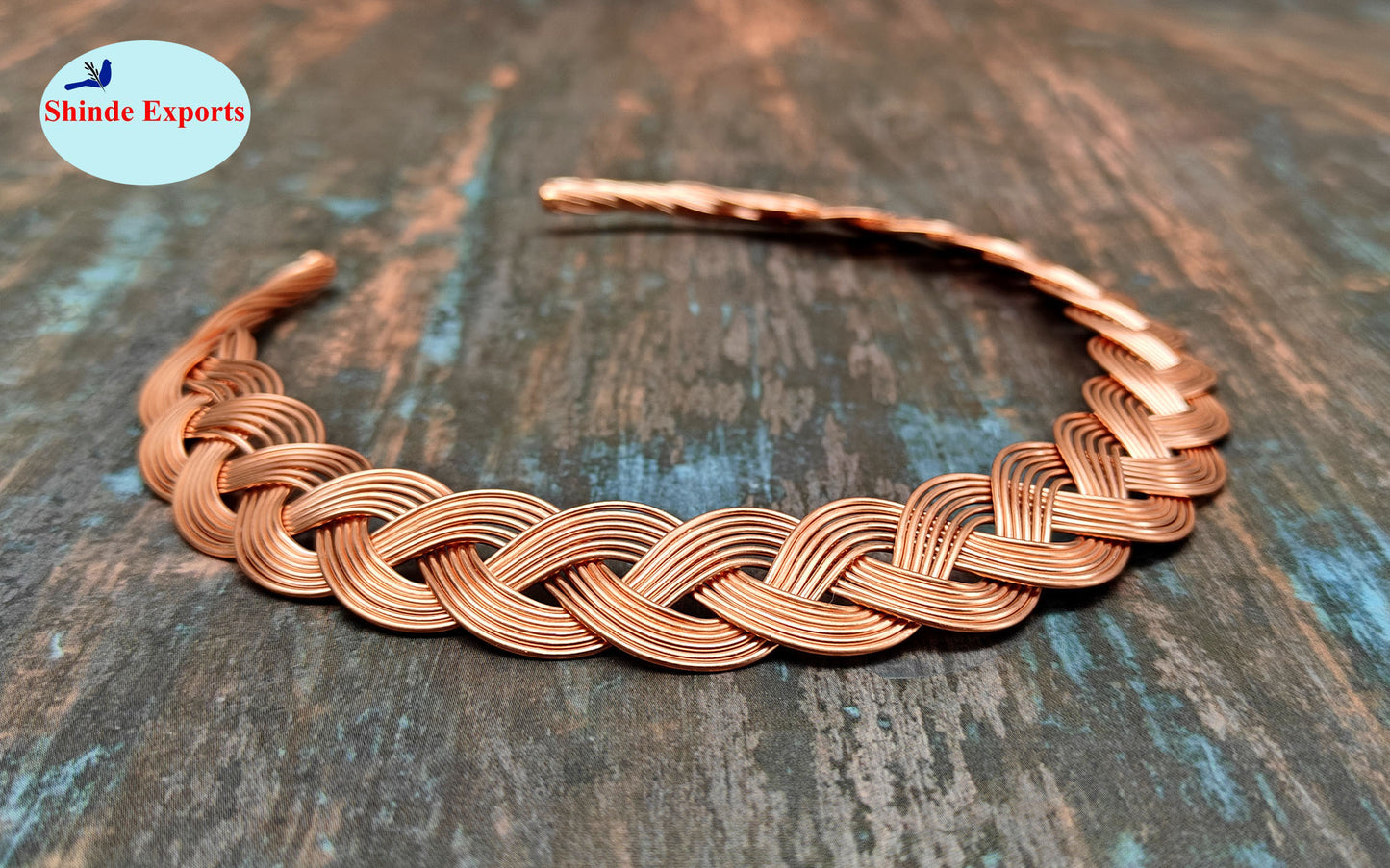 SHINDE EXPORTS pure copper Hasli necklace jewellery choker for women/girls