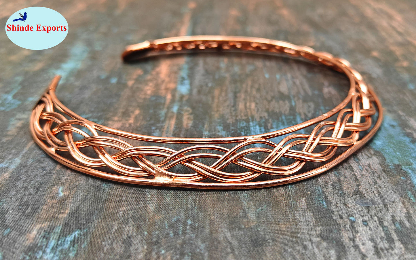 SHINDE EXPORTS pure copper Hasli necklace jewellery choker for women/girls