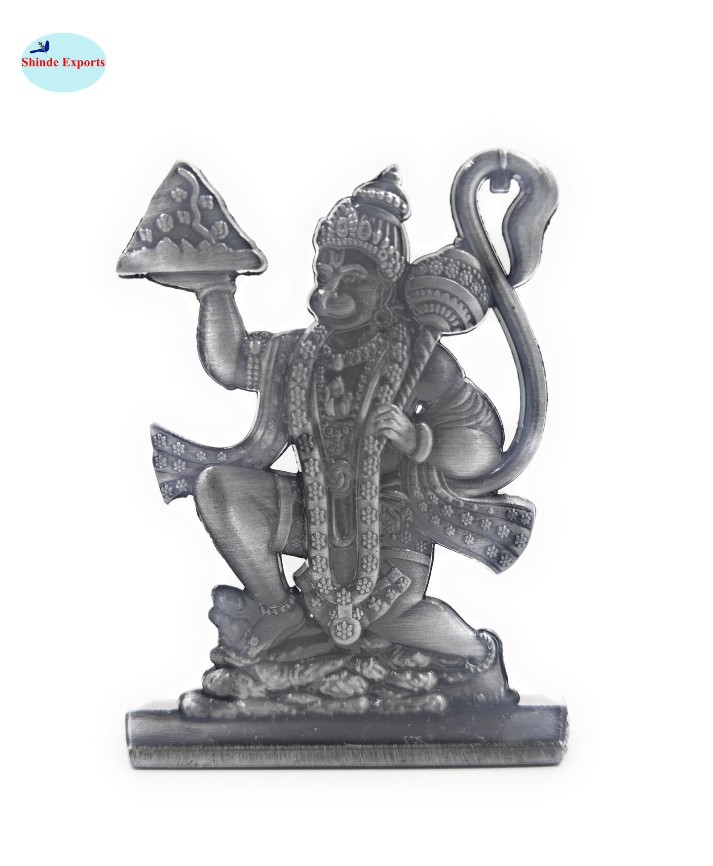 SHINDE EXPORTS small size metal lord hanuman idol statue for car dashboard home office desk pooja