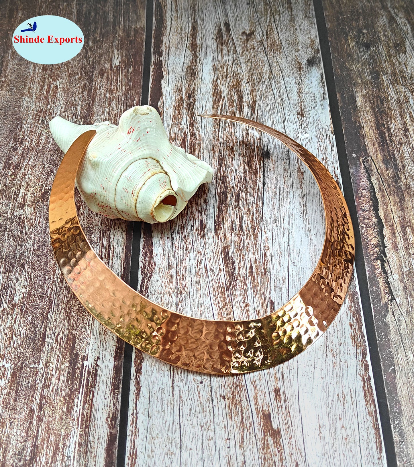 SHINDE EXPORTS pure copper Hasli necklace jewellery choker for women/girls