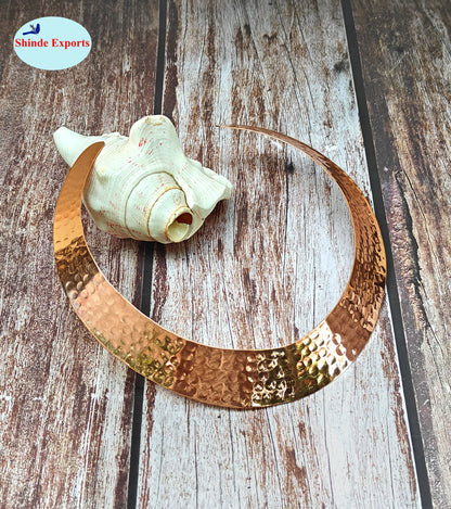 SHINDE EXPORTS pure copper Hasli necklace jewellery choker for women/girls
