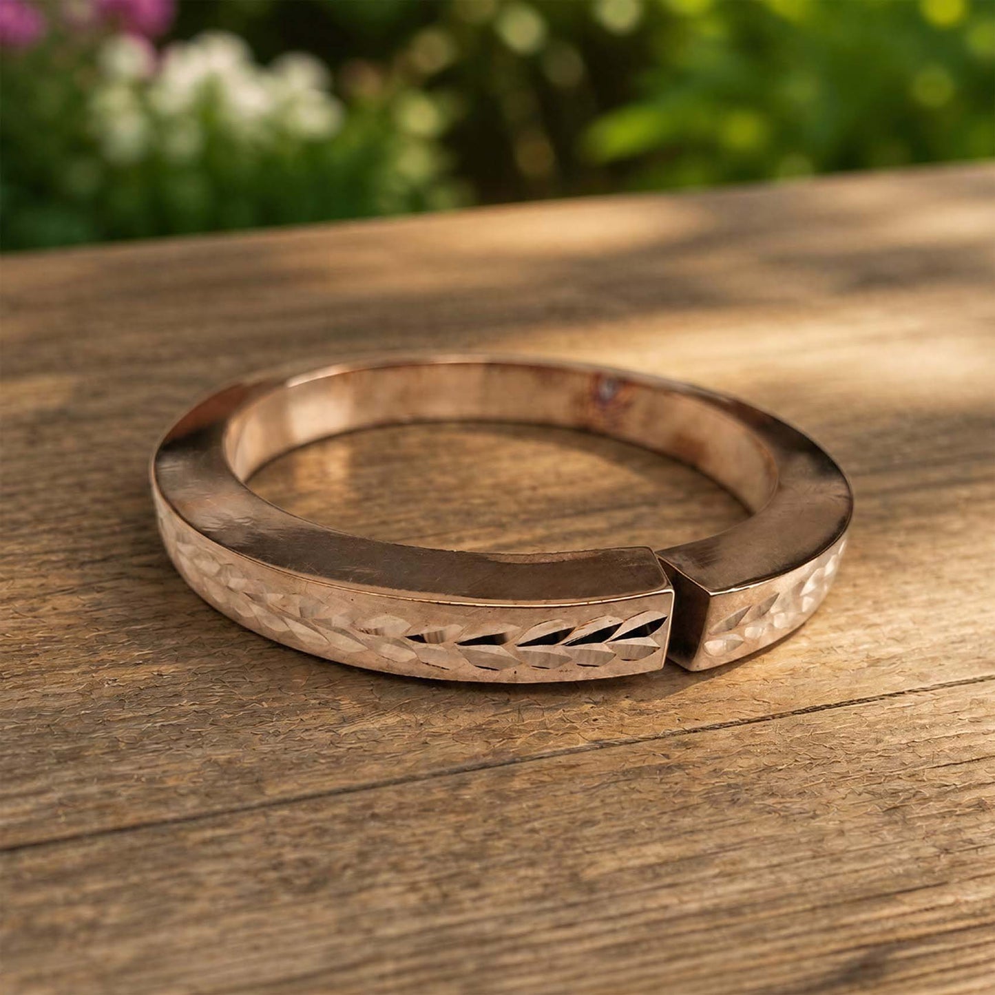 shinde exports heavy pure copper bracelet cuff kada bangle for women men