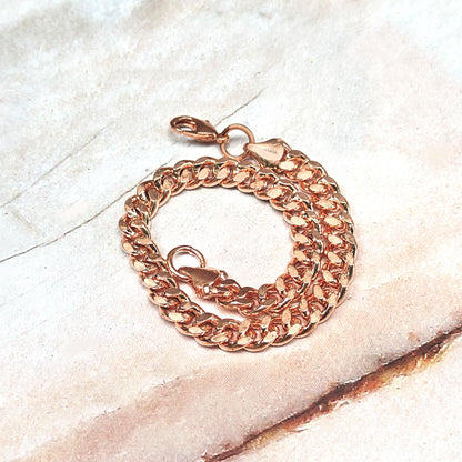 SHINDE EXPORTS Pure Copper Link Chain  Bracelet for Men