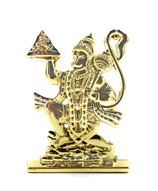 SHINDE EXPORTS small size metal lord hanuman idol statue for car dashboard home office desk pooja