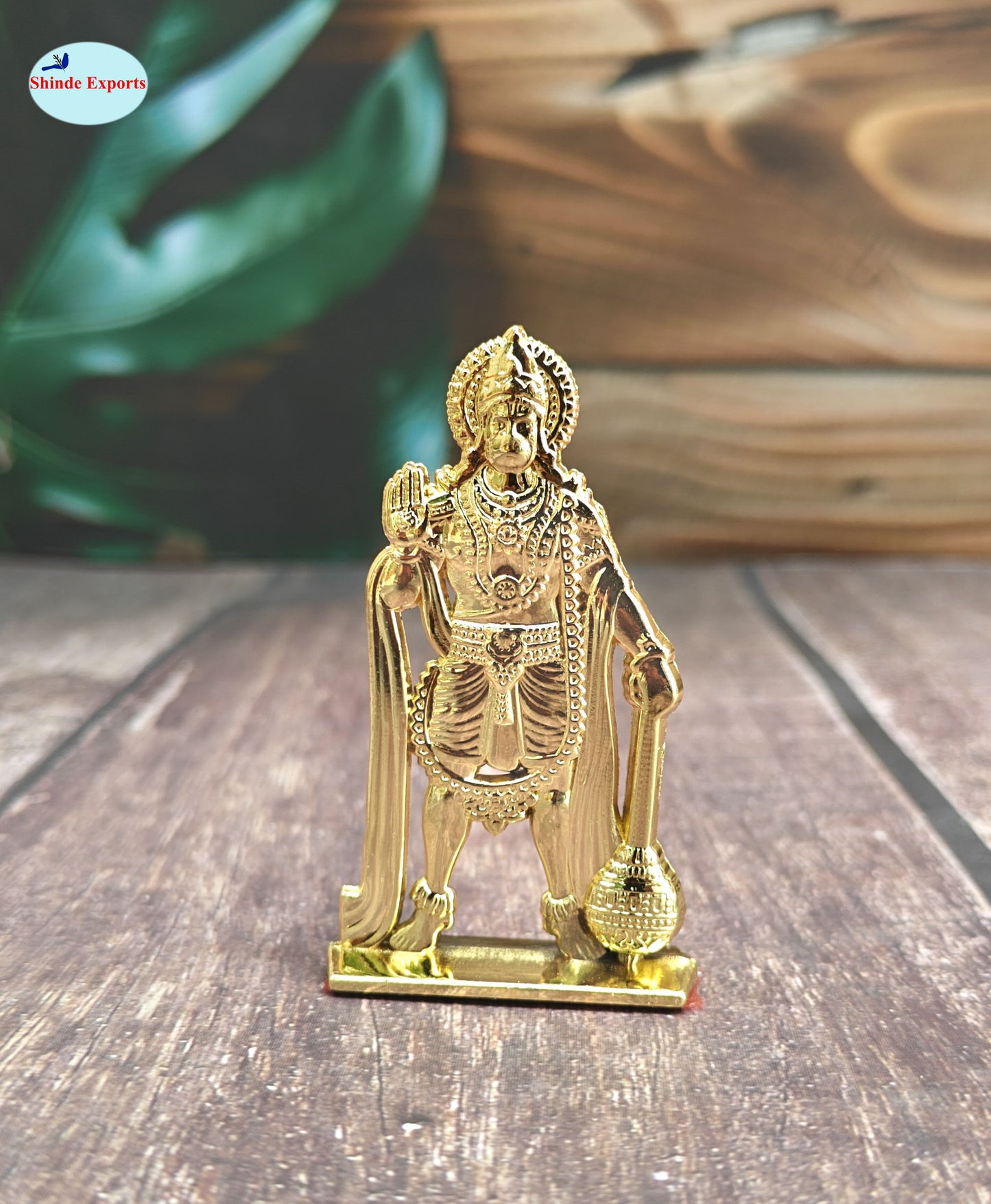 SHINDE EXPORTS small size metal lord hanuman idol statue for car dashboard home office desk pooja