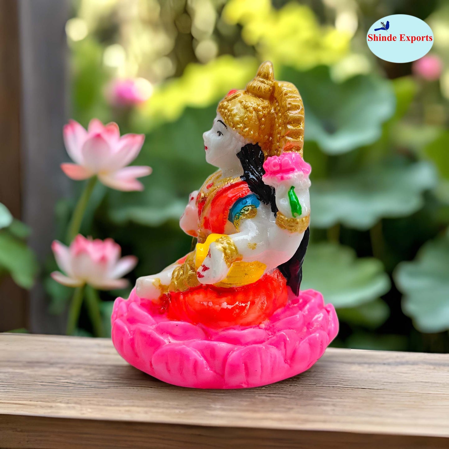 SHINDE EXPORTS Goddess laxmi Devi Marble murti Lakshmi Statue Idol for Home Pooja