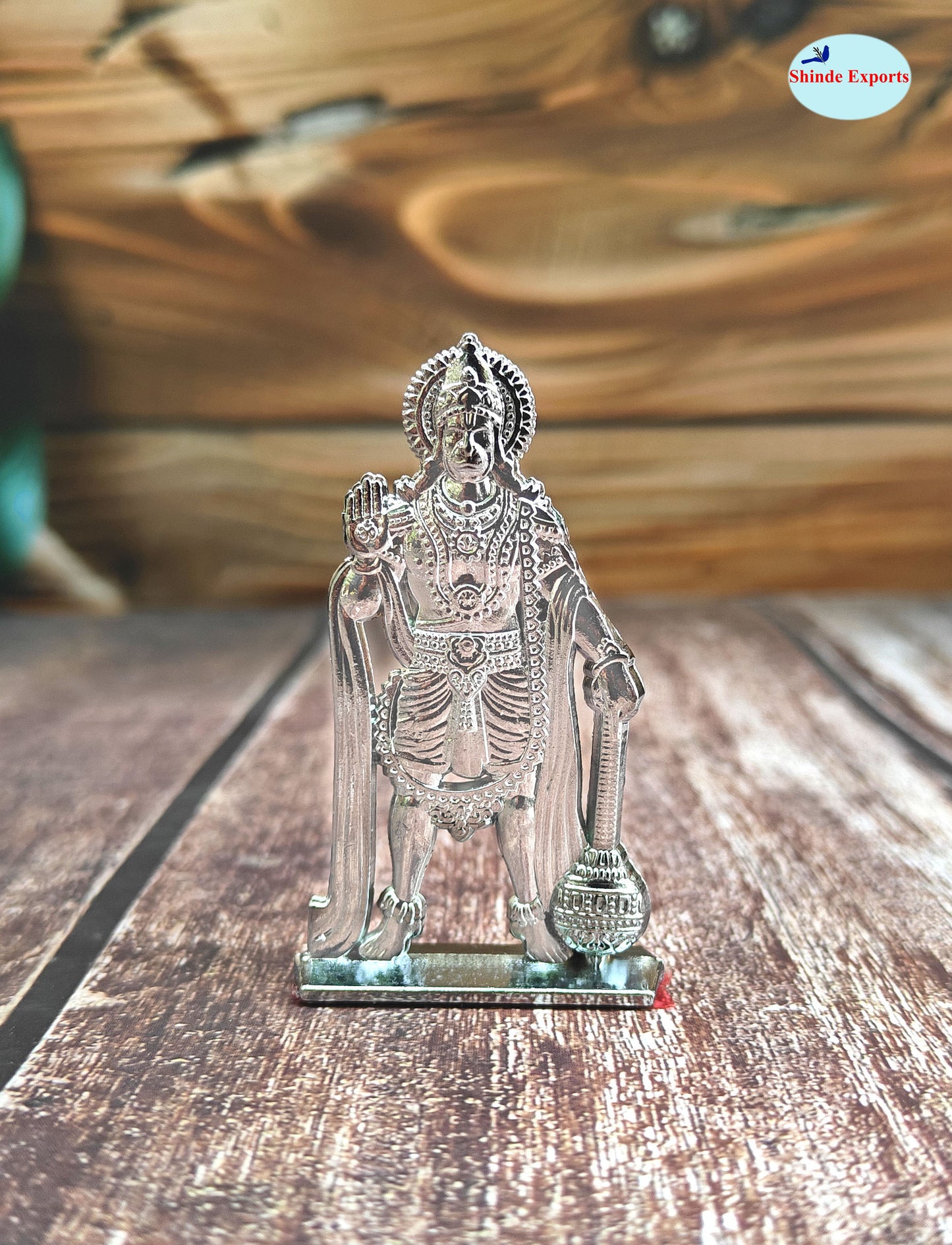 SHINDE EXPORTS small size metal lord hanuman idol statue for car dashboard home office desk pooja