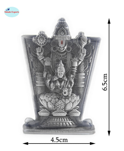 SHINDE EXPORTS balaji lakshmi small metal idol statue for car home office