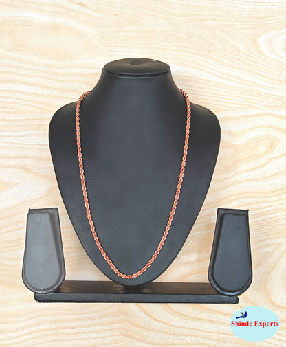 SHINDE EXPORTS pure copper necklace hasli neck chain for women (Design 6)
