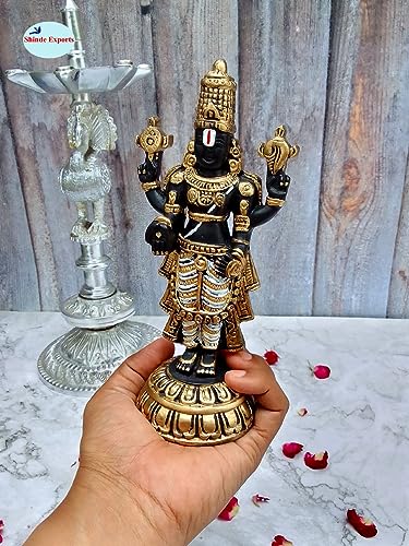 SHINDE EXPORTS Govinda Idol for car Dashboard/Balaji murti for car/tirupati Balaji murti/Balaji Statue for Pooja Room