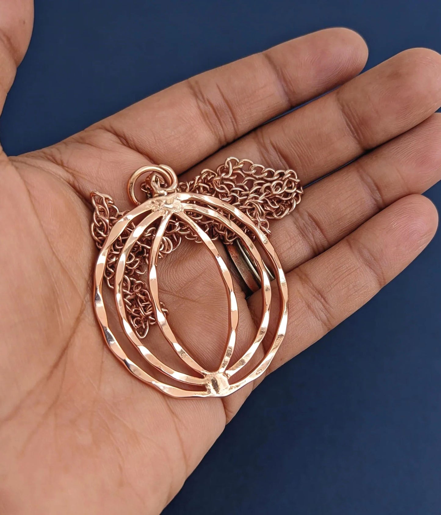 SHINDE EXPORTS 100% solid uncoated jewellery pure copper chain necklaces stylish choker for women with pendant