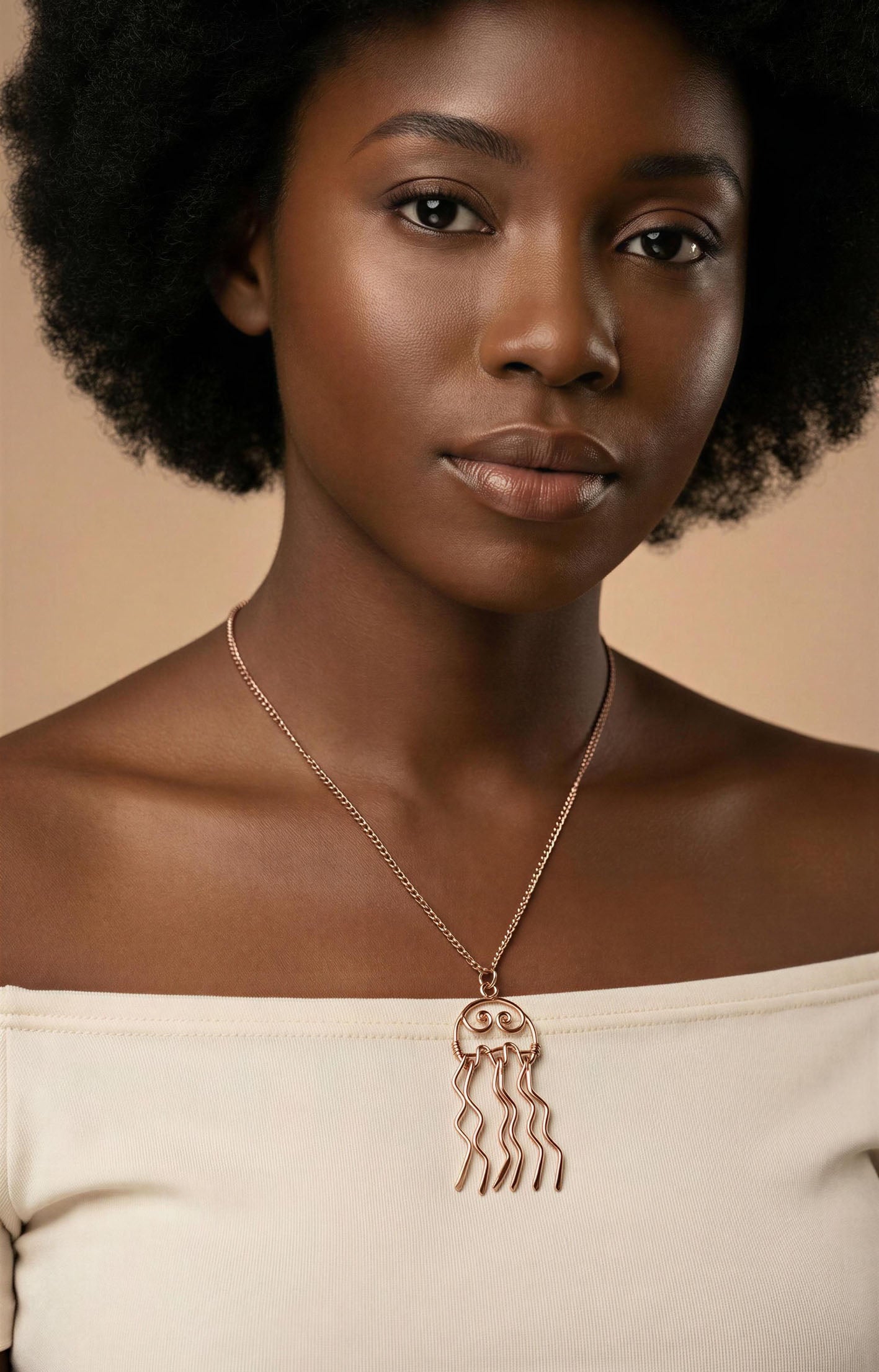 SHINDE EXPORTS 100% solid uncoated jewellery pure copper chain necklaces stylish choker for women with pendant