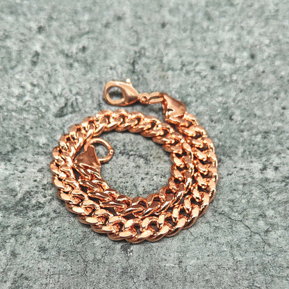 SHINDE EXPORTS Pure Copper Link Chain  Bracelet for Men