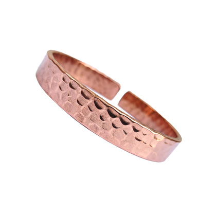 SHINDE EXPORTS handcrafted pure copper bangle bracelets for women men kada 12mm wide cuff 70gms