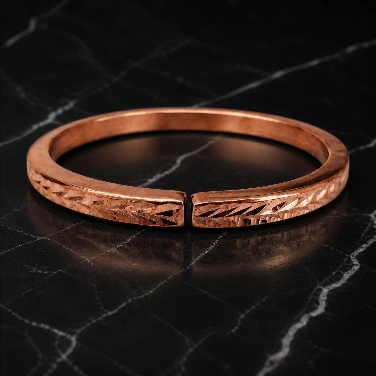 shinde exports heavy pure copper bracelet cuff kada bangle for women men