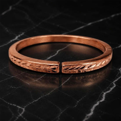 shinde exports heavy pure copper bracelet cuff kada bangle for women men