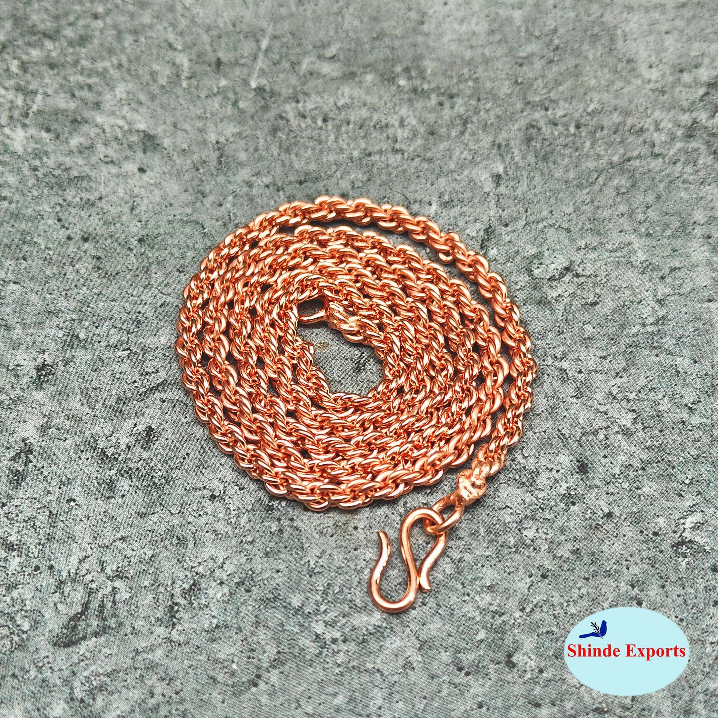 SHINDE EXPORTS pure copper necklace hasli neck chain for women (Design 6)