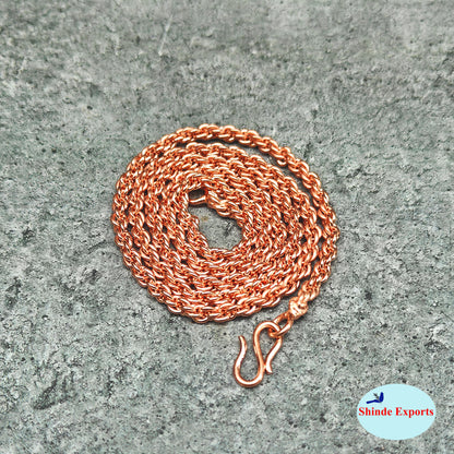 SHINDE EXPORTS pure copper necklace hasli neck chain for women (Design 6)