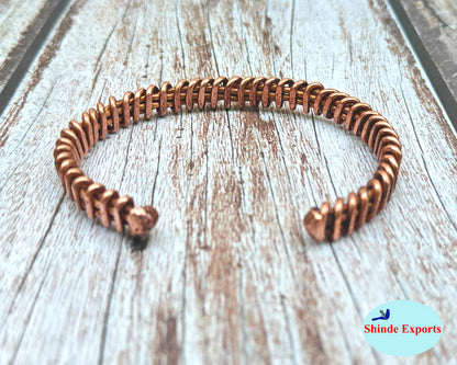 SHINDE EXPORTS pure original copper tamba kada bracelet for men and women boys