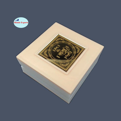 SHINDE EXPORTS Shirdi Sai Baba Decorative Photo Frame box with Charan Paduka for God Pooja and Gift.