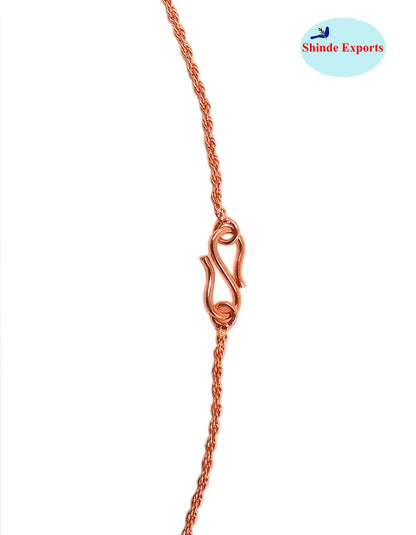 SHINDE EXPORTS pure copper necklace hasli neck chain for women (Design 6)