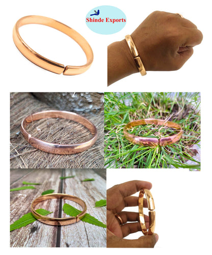 SHINDE EXPORTS pure copper kada bracelets for men and women