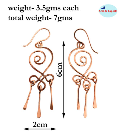 SHINDE EXPORTS copper earrings for women stylish traditional jhumka earring girls
