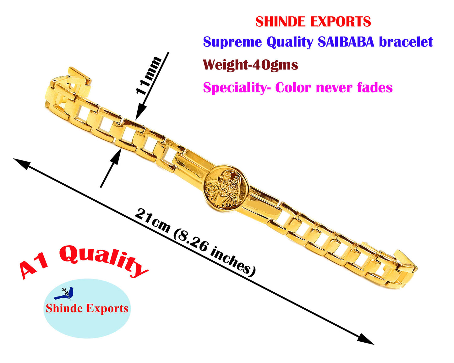 SHINDE EXPORTS shirdi saibaba hand bracelet for men and women