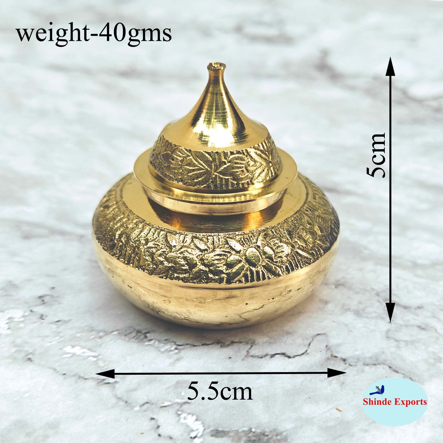 SHINDE EXPORTS brass sindur dani dibbi sindoor box dabbi for women