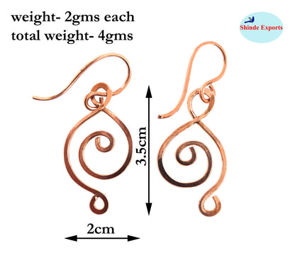 SHINDE EXPORTS copper earrings for women stylish traditional jhumka earring girls