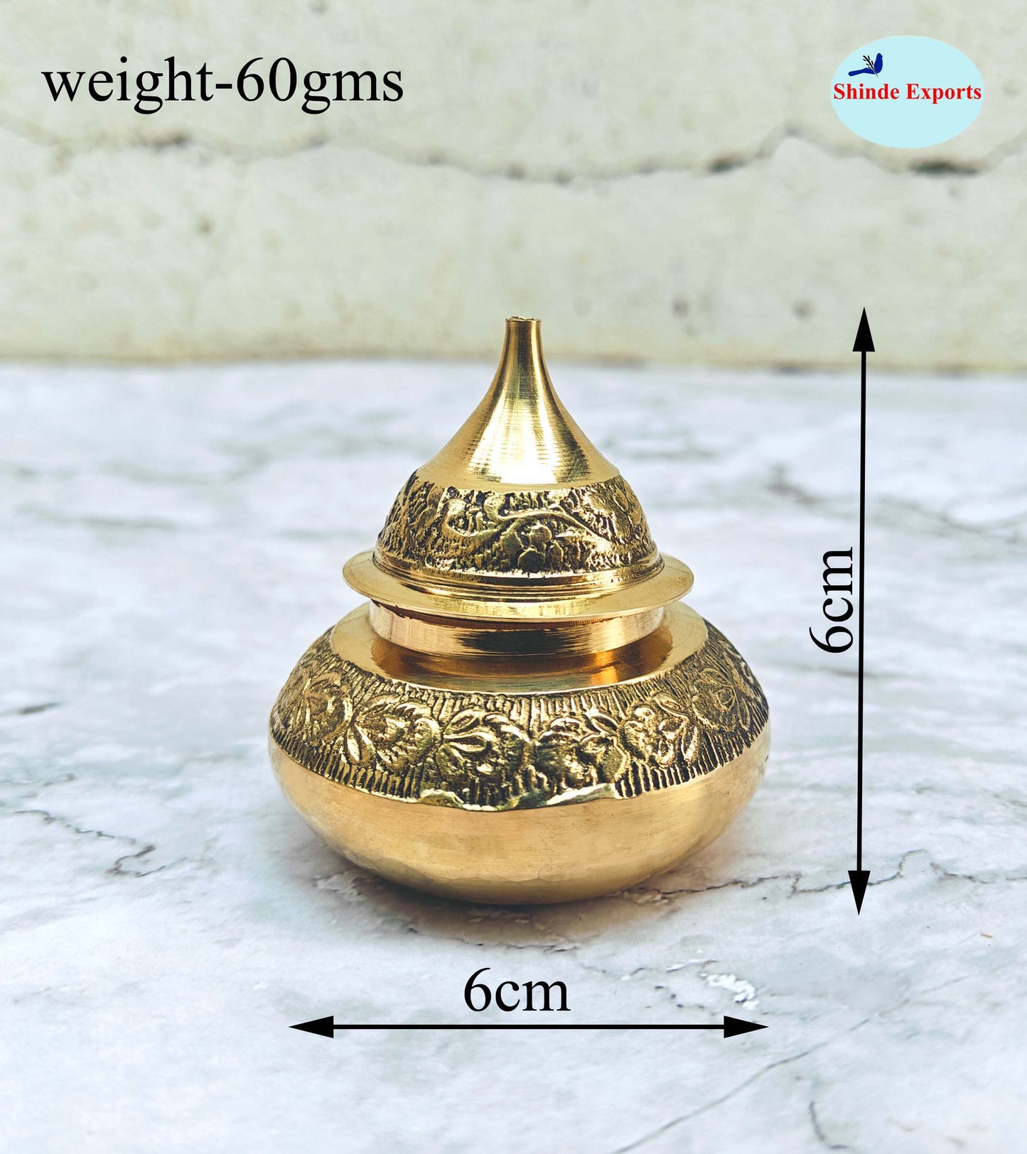 SHINDE EXPORTS brass sindur dani dibbi sindoor box dabbi for women